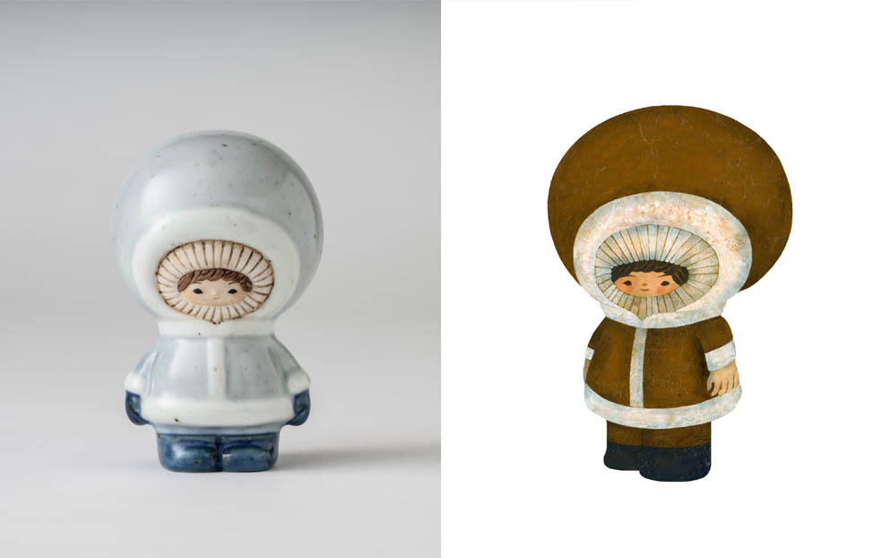 LifTe北欧の暮らし 11月1日から12月22日まで愛知県の瀬戸のやきもの体験型複合施設 STUDIO 894（スタジオ ヤクシ)で開催される福田利之の個展で展示される作品 イヌイット