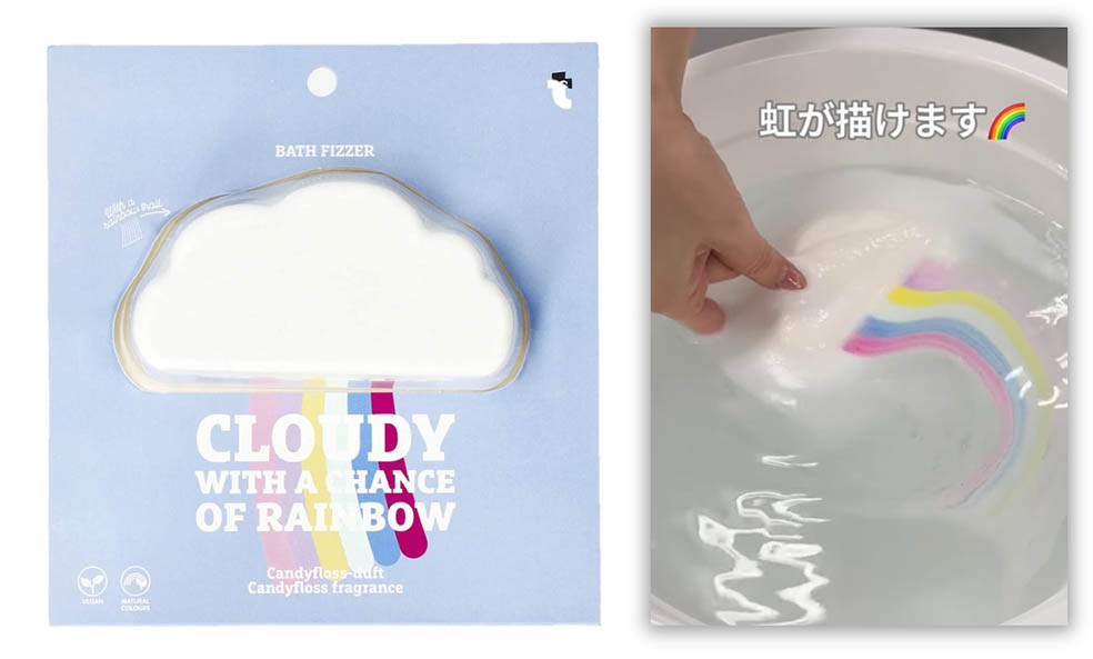 LifTe北欧の暮らし デンマーク発のライフスタイル雑貨店「フライングタイガー コペンハーゲンで販売されるバスボム(レインボー)