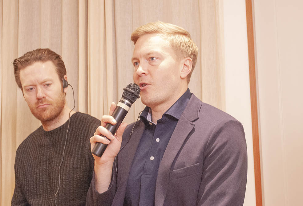 LifTe北欧の暮らし フィンランド大使館で開催されたフィンランド流のコーチングを紹介するイベントで登壇したラッシ・トゥオビ 横浜ビー・コルセアーズ ヘッドコーチ