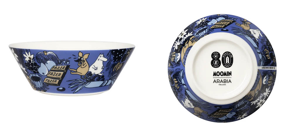 LifTe北欧の暮らし 12月5日に発売される フィンランドのチョコレートブランド「ファッツェル」とムーミンアラビアのコラボアイテム ムーミン x アラビア x ファッツェル ボウル 15cm