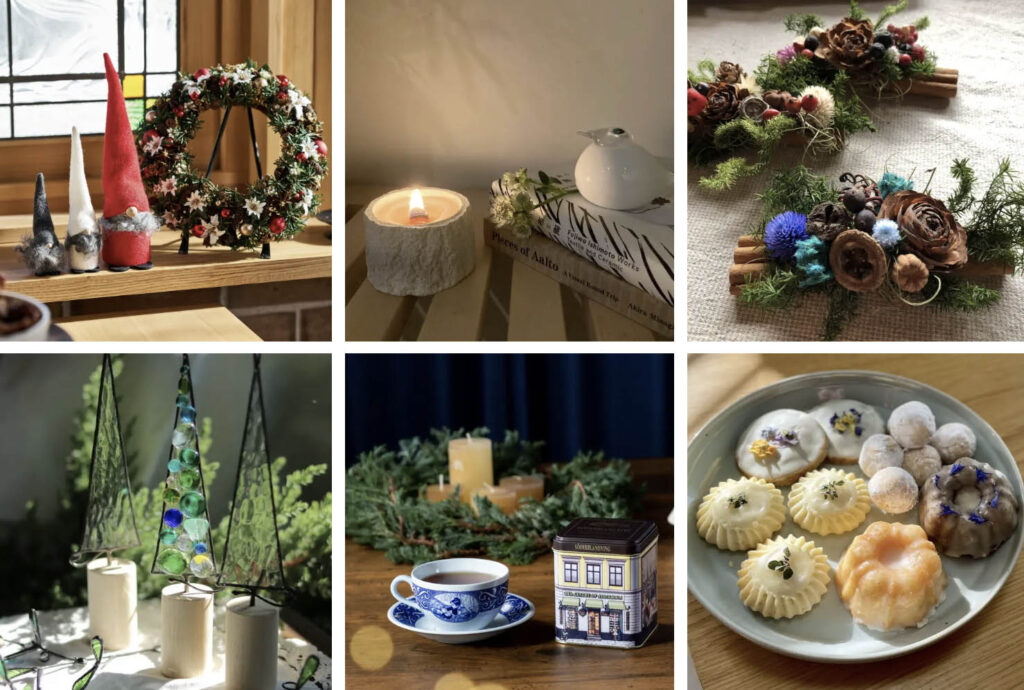 LifTe北欧の暮らし 埼玉県飯能市のメッツァビレッジで開催されている「メッツァの北欧クリスマス2025」で12月13日、14日に開催される湖畔のクリスマスマーケット