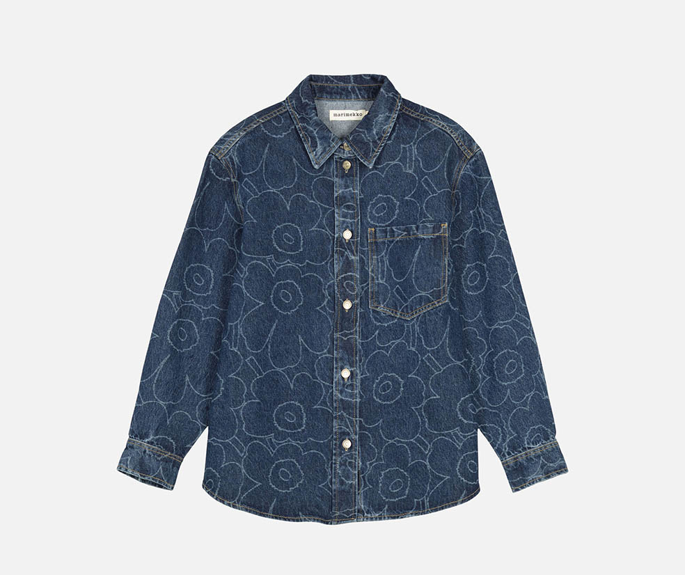 LifTe北欧の暮らし フィンランドのマリメッコから発売されたマリデニムの新作PiiRTto Unikko（ピィイルット ウニッコ）コレクションのデニムジャケット