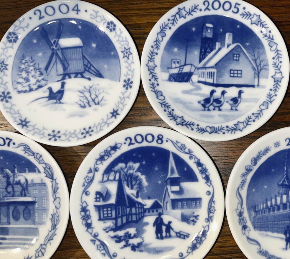 LifTe北欧の暮らし 11月20日(木)から松坂屋静岡店で開催される「北欧展2025」で販売される デンマークの陶磁器ブランド ロイヤル コペンハーゲンのクリスマスミニプレート