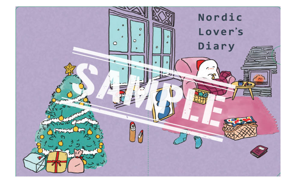 LifTe北欧の暮らし 週末北欧部chika(チカ)がフィンランドでの暮らしを描いたエッセイ『北欧こじらせ日記 決意の3年目編』書店限定特典クリアファイル
