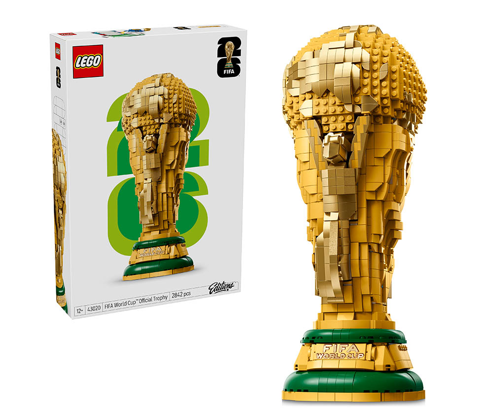 LifTe北欧の暮らし デンマーク発祥のレゴが2026年3月に発売するFIFAワールドカップのオフィシャルトロフィー