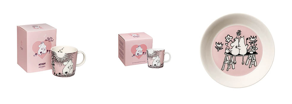 LifTe北欧の暮らし フィンランドのムーミンアラビア から2026年発売されるLOVE(ラブ)マグの30周年記念コレクションとプレート スノークのおじょうさん