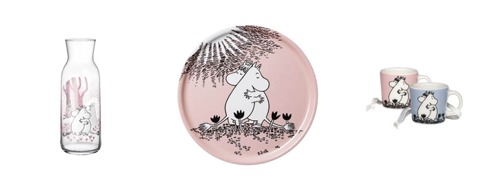 LifTe北欧の暮らし フィンランドのムーミンアラビア から2026年発売されるLOVE(ラブ)マグの30周年記念コレクション ピッチャー 木製トレイ ミニマグ スノークのおじょうさん トーベ・ヤンソン
