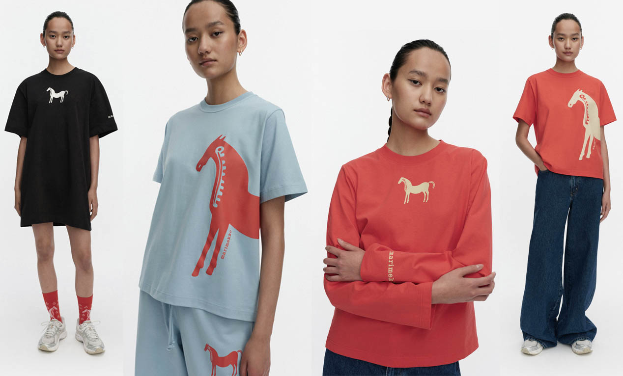 マリメッコから「馬」モチーフ新作登場！マイヤ・イソラのMusta Tamma