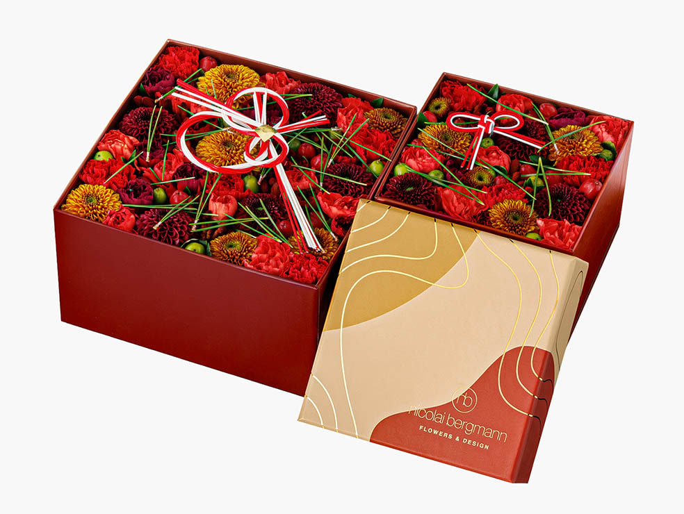 LifTe北欧の暮らし デンマーク出身のフラワーアーティスト ニコライバーグマンが手掛ける2026年ニューイヤーコレクションの【ニューイヤー限定フレッシュフラワーボックス】「New Year Box 2026（ニューイヤーボックス 2026）」