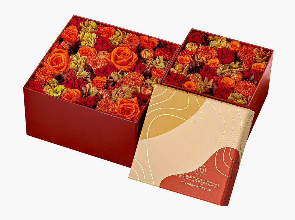 LifTe北欧の暮らし デンマーク出身のフラワーアーティスト ニコライバーグマンが手掛ける2026年ニューイヤーコレクションの【ニューイヤー限定プリザーブドフラワーボックス】「New Year Box 2026（ニューイヤーボックス 2026）」