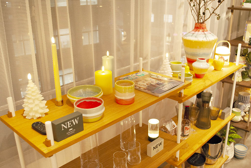 LifTe北欧の暮らし デンマークをはじめスウェーデンのブランドも取り扱うNOMAD(ノマド)のショールームにディスプレイされていたUYUNI Lighting(ウユニ ライティング)のLEDキャンドル