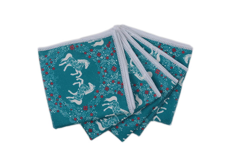 LifTe北欧の暮らし デンマーク発の雑貨ブランド「フライングタイガーコペンハーゲン」が発売する2026年の干支 午(うま/馬)デザインのマイクロファイバークロス