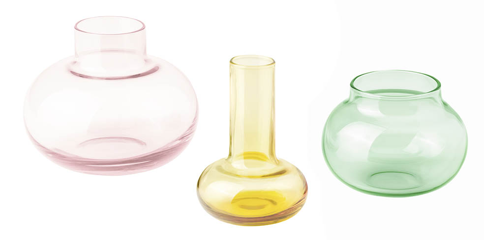 LifTe北欧の暮らし スウェーデン発祥のIKEA(イケア)が1月16日(金)寄り販売開始する新コレクション「DOFTRIPS/ドフトリプス」の花瓶3点セット