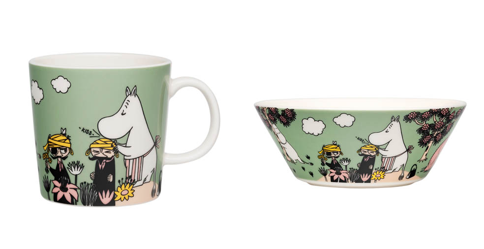 LifTe北欧の暮らし フィンランドのムーミンアラビアから2月18日(水)に発売される「Loving Care(ラビングケア)」のボウルとマグ ムーミン スノークのお嬢さん ムーミンママと海賊