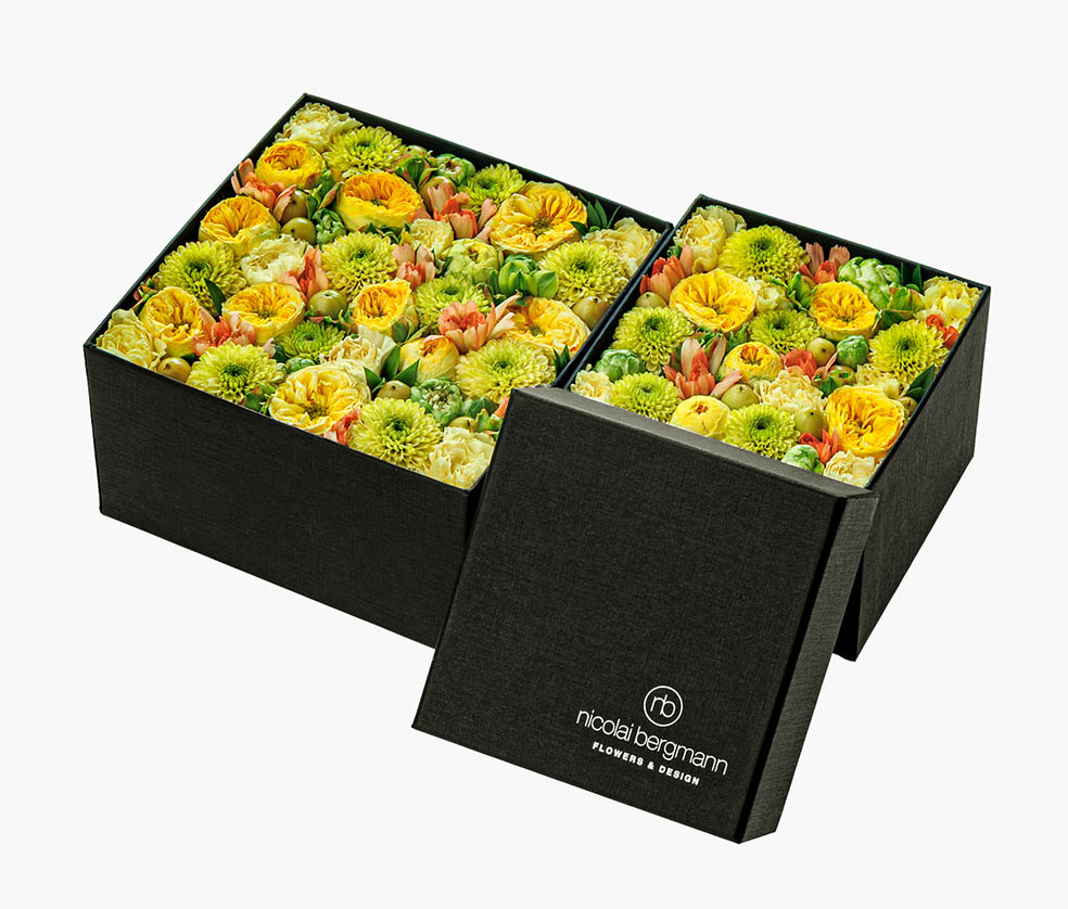 LifTe北欧の暮らし デンマーク出身のフラワーアーティスト ニコライ・バーグマンが手がけるスプリングコレクション2026のスプリング限定フレッシュフラワーボックス「Light Spring(ライト スプリング)」