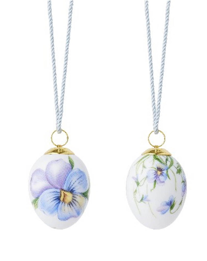 LifTe北欧の暮らし デンマークの陶磁器ブランド ロイヤルコペンハーゲンが2026年1月に発売開始した「スプリング コレクション 2026」の【イースターエッグ】 ハートシーズ 2柄セット