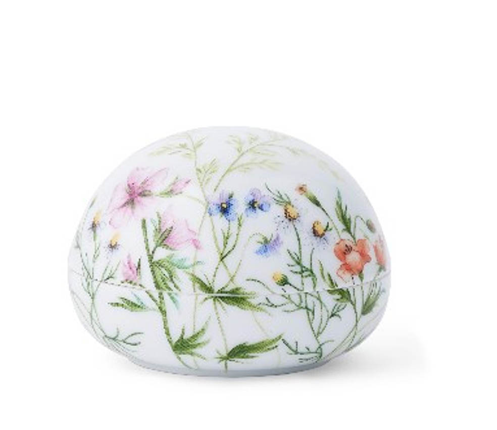 LifTe北欧の暮らし デンマークの陶磁器ブランド ロイヤルコペンハーゲンが2026年1月に発売開始した「スプリング コレクション 2026」のボンボニエール ワイルドフラワー