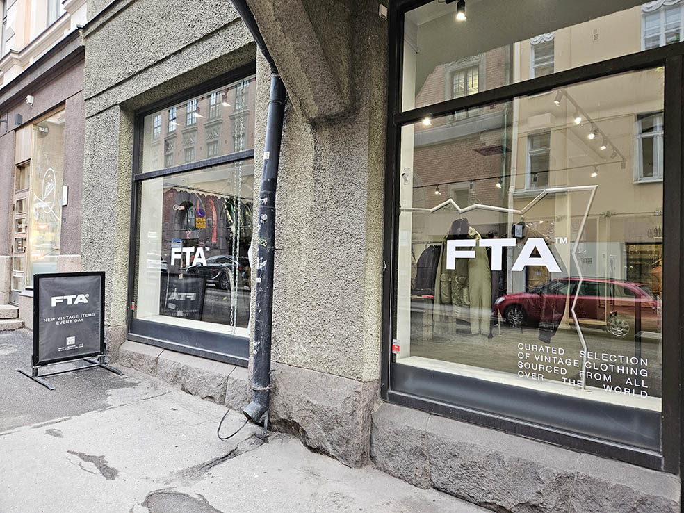 LIfTe北欧の暮らし フィンランドの首都ヘルシンキでおすすめしたい古着屋(セカンドハンドショップ)の「FTA® Vintage」