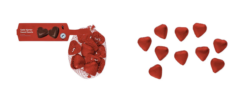 LifTe北欧の暮らし デンマーク発祥のライフスタイル雑貨店「フライングタイガー コペンハーゲン」が発売する2026年バレンタインアイテムのハートチョコレート