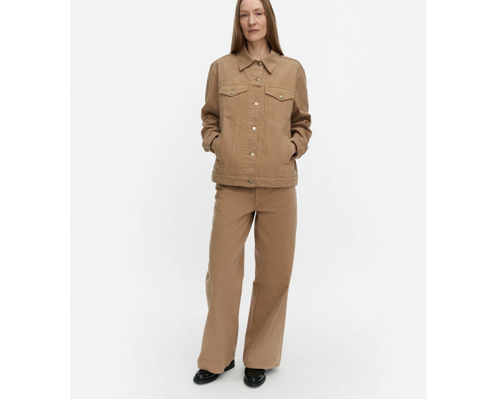 LifTe北欧の暮らし フィンランドのmarimekko(マリメッコ)が1月30日に一般発売するマリデニム(Marimekko Maridenim)の新コレクション「プレスプリング 2026コレクション」【Barrel】 デニムパンツ 【Murros】 デニムジャケット