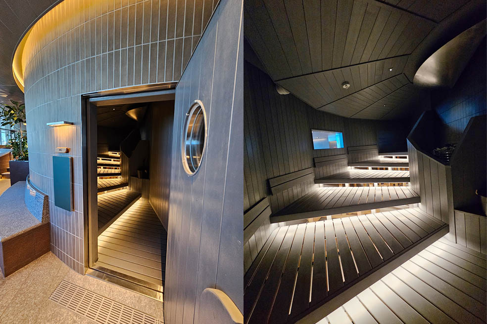 LifTe北欧の暮らし 2月6日に品川高輪にオープンするタナカカツキさんが総合プロデューサーを務めた 「高輪SAUNAS」の男子サウナ室にあるArc（アーク）