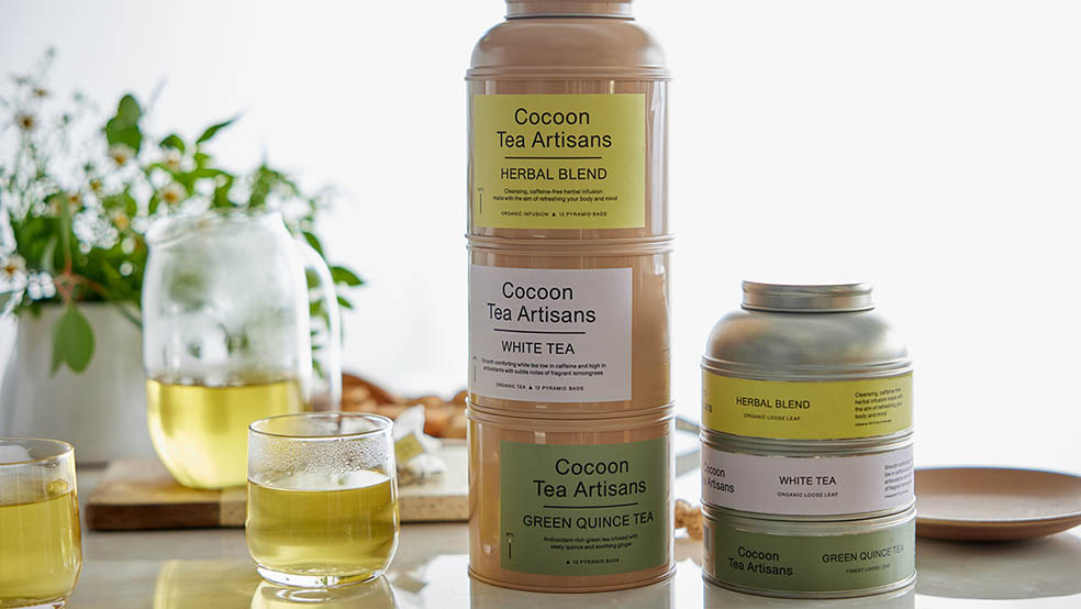 LifTe北欧の暮らし DEAN & DELUCA(ディーン&デルーカ)で販売が開始されたデンマークのティーブランド「Cocoon Tea Artisans(コクーン・ティー・アーティザンズ)」のアイテム