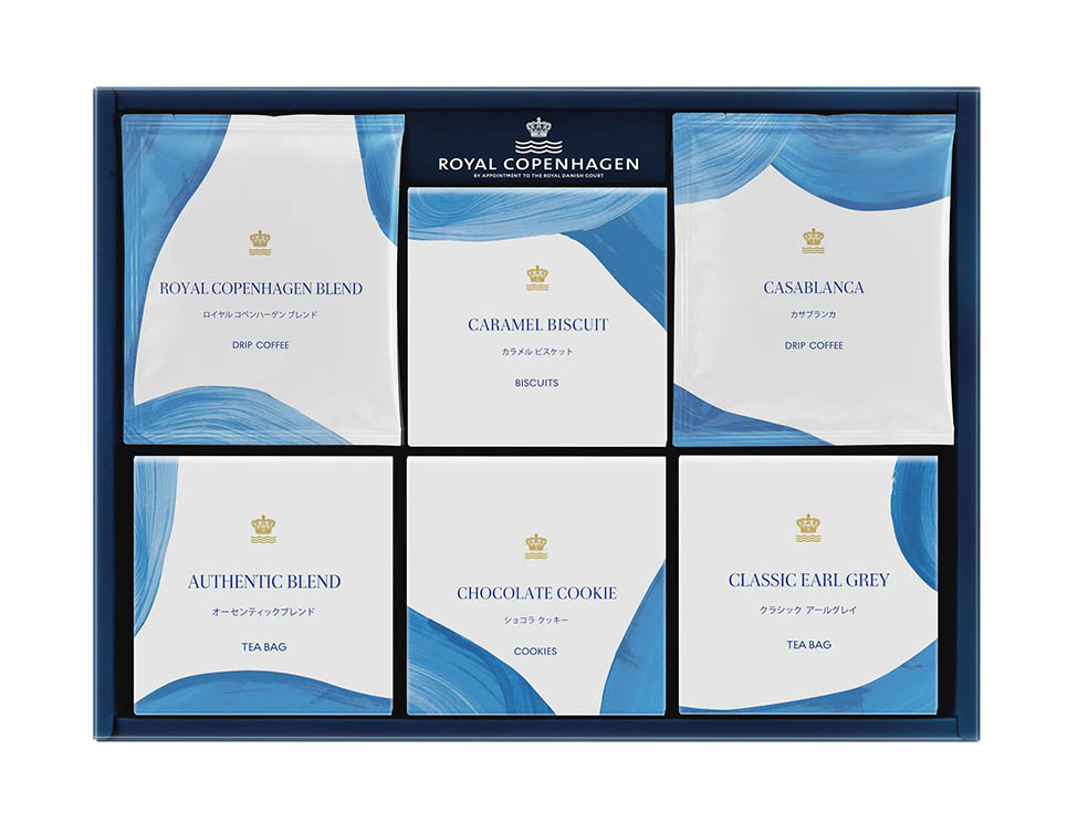 LifTe北欧の暮らし デンマークの老舗陶磁器ブランドロイヤルコペンハーゲンが発売したティー＆グルメのギフトセット アソートセット　(RC30)