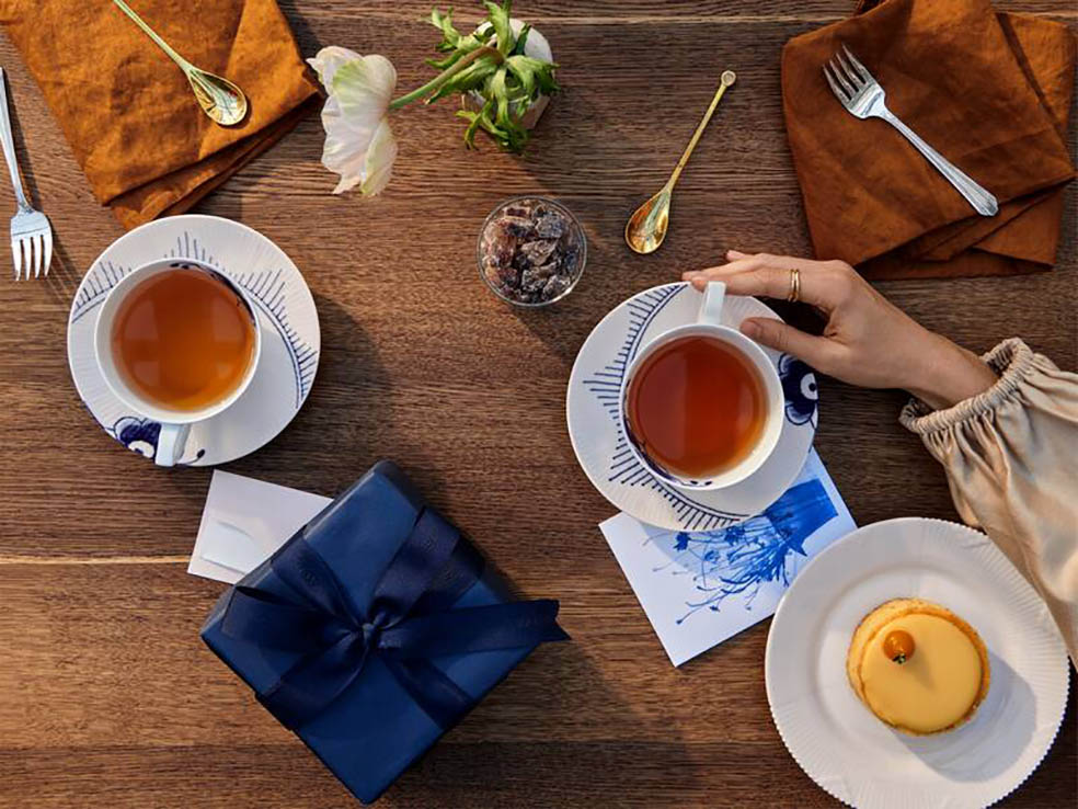 LifTe北欧の暮らし デンマークの老舗陶磁器ブランドロイヤルコペンハーゲンが発売したティー＆グルメのギフトセット