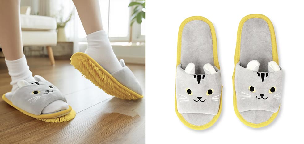 LifTe北欧の暮らし デンマーク発祥のライフスタイル雑貨「フライングタイガー コペンハーゲン」が発売する猫モチーフのおそうじスリッパ
