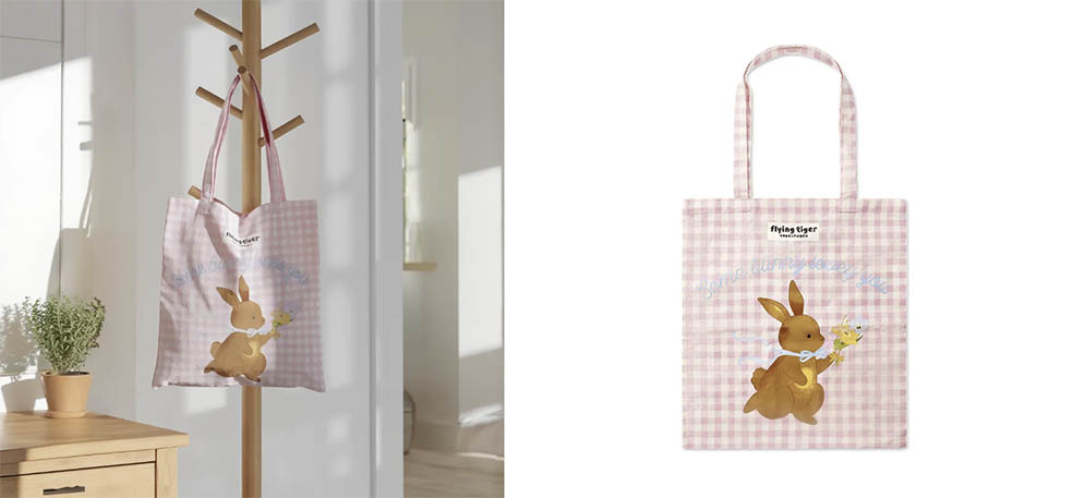LifTe北欧の暮らし フライングタイガーコペンハーゲンで発売中のイースター関連アイテム トートバッグ