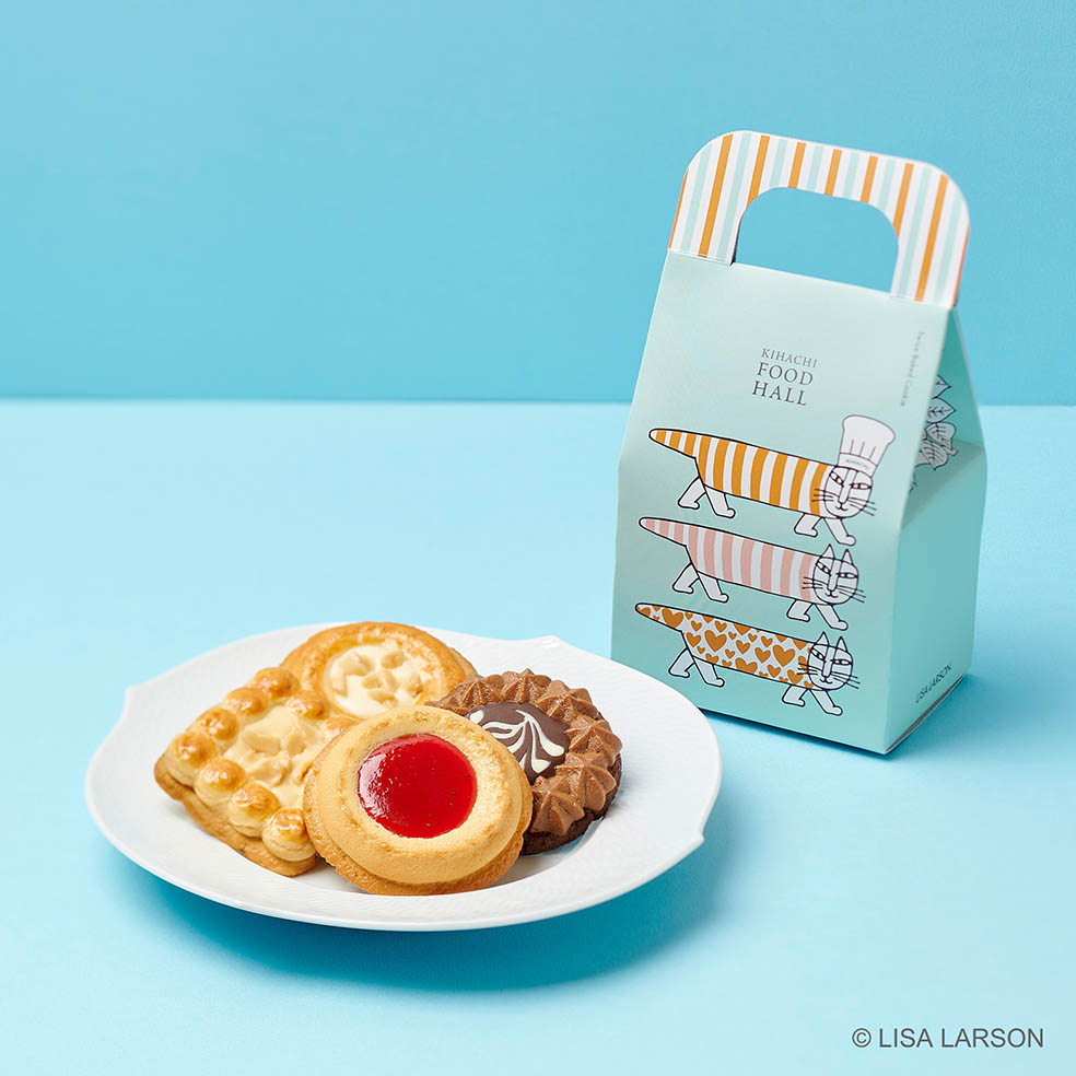 LifTe北欧の暮らし スウェーデンを代表する陶芸家リサ・ラーソンのキャラクターがデザインされたKIHACHI(キハチ)の「KIHACHI×リサ・ラーソンのコラボレーション 2026 Spring」トゥワイス ベイクド クッキー スプリング 4個入