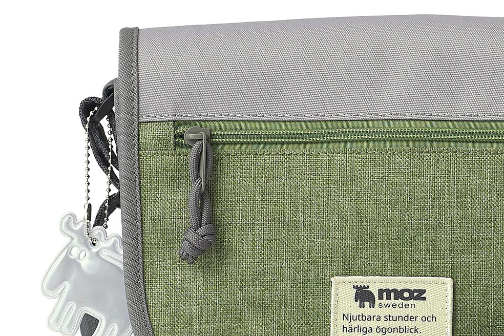 LifTe北欧の暮らし スウェーデンの【moz(モズ)】から発売される かぶせミニショルダーバッグに春を彩る新色「グレー×グラスグリーン」