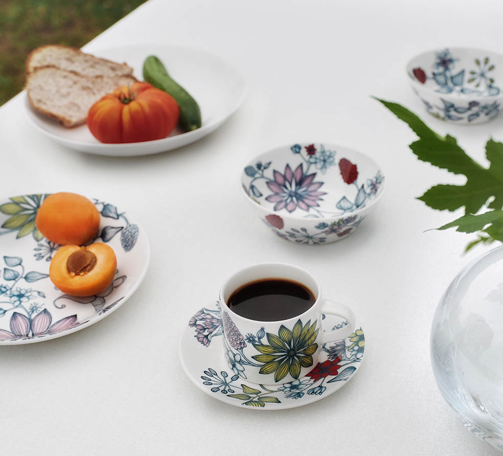 LifTe北欧の暮らし フィンランドのアラビアから4月8日から販売する「Runo(ルノ)」シリーズの新コレクション「Runo Summer ray(ルノ サマーレイ)」