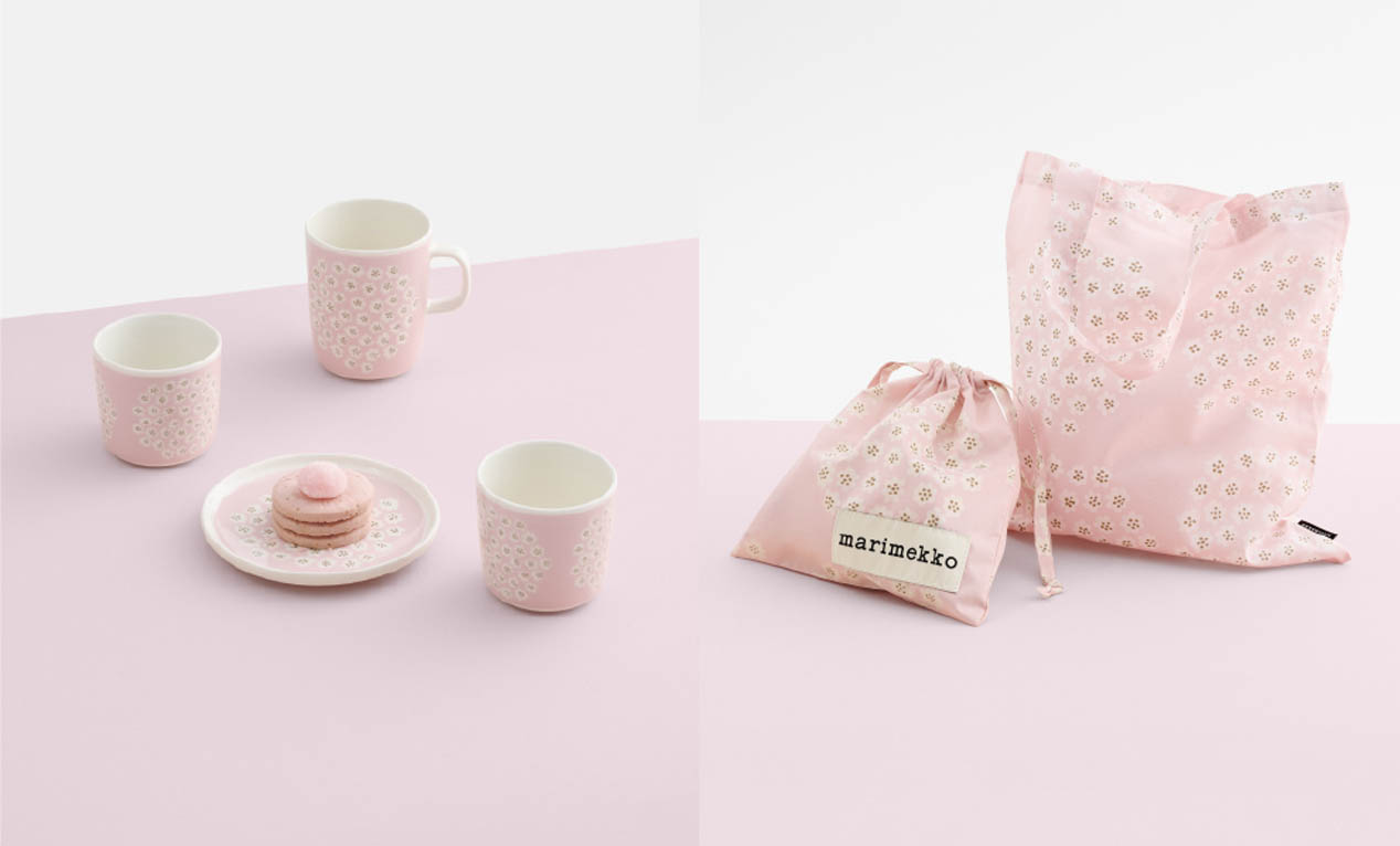 marimekko マリメッコ　ピンク ビーニー 新品タグ付き ピンク系 marimekko(マリメッコ) ニットキャップ・ビーニー(レディース