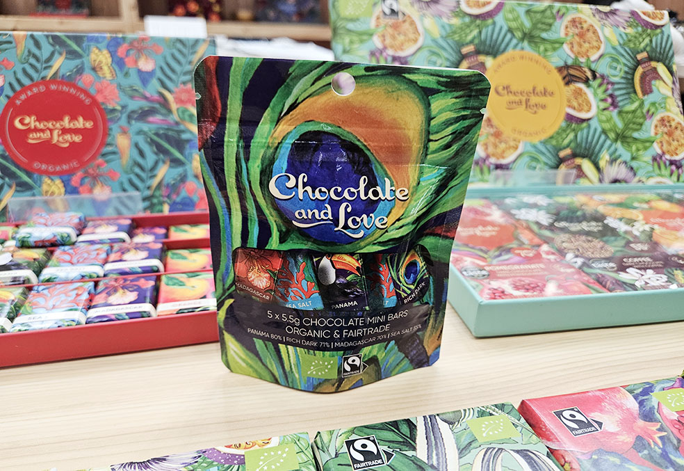 LifTe北欧の暮らし 東京ビッグサイトで開催されていた「FOODEX JAPAN 2026」のデンマークブースで出展していた「Chocolate and Love」のチョコレート