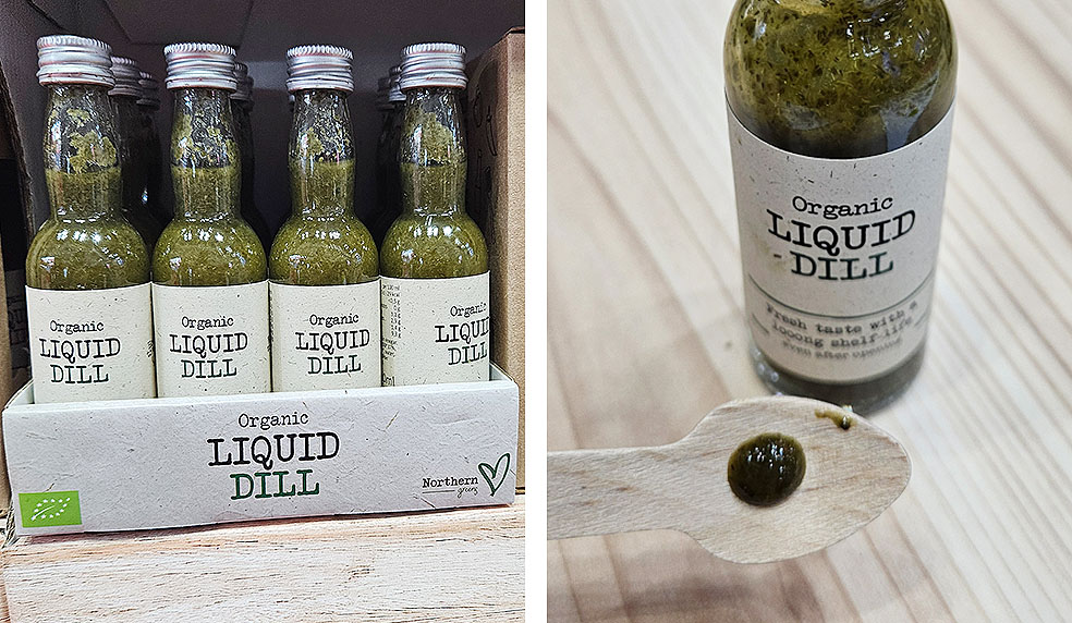 LifTe北欧の暮らし 東京ビッグサイトで開催されていた「FOODEX JAPAN 2026」のデンマークブースで出展していた「Northern Greens」のリキッドディル