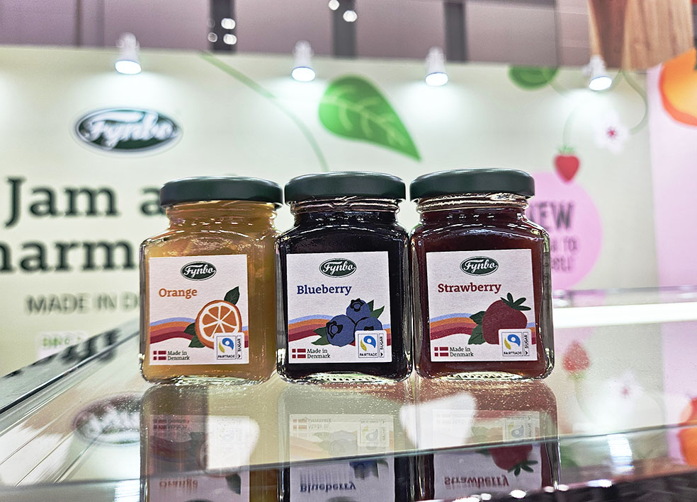 LifTe北欧の暮らし 東京ビッグサイトで開催されていた「FOODEX JAPAN 2026」のデンマークブースで出展していた「Fynbo（フィンボ）」のジャム