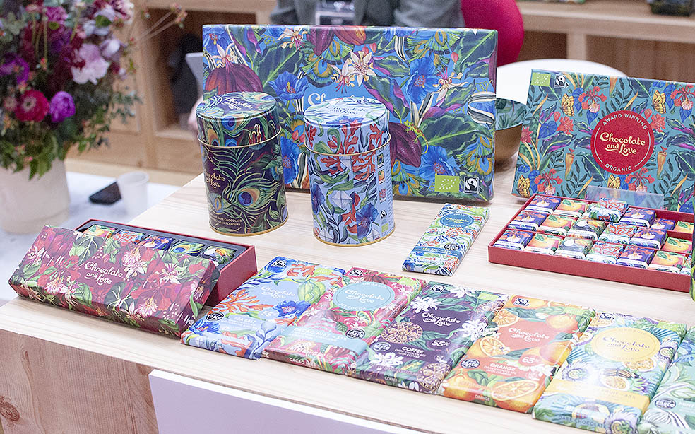 LifTe北欧の暮らし 東京ビッグサイトで開催されていた「FOODEX JAPAN 2026」のデンマークブースで出展していた「Chocolate and Love」のチョコレート