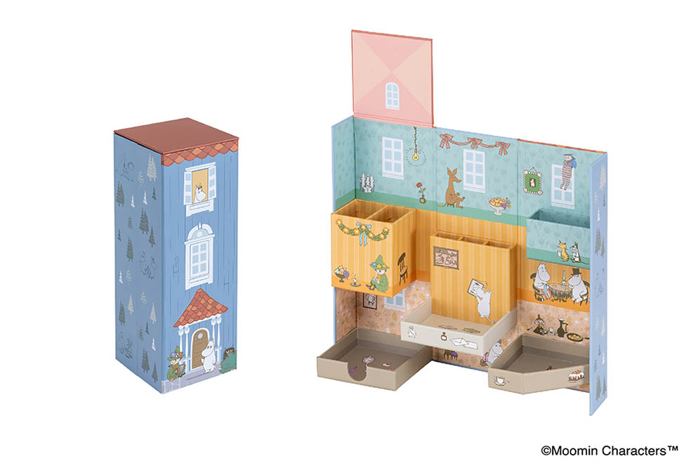 LifTe北欧の暮らし 紙箱型収納用品「LIFESTYLE TOOL（ライフスタイルツール）」ムーミン屋敷が発売 フィンランド トーベ・ヤンソン