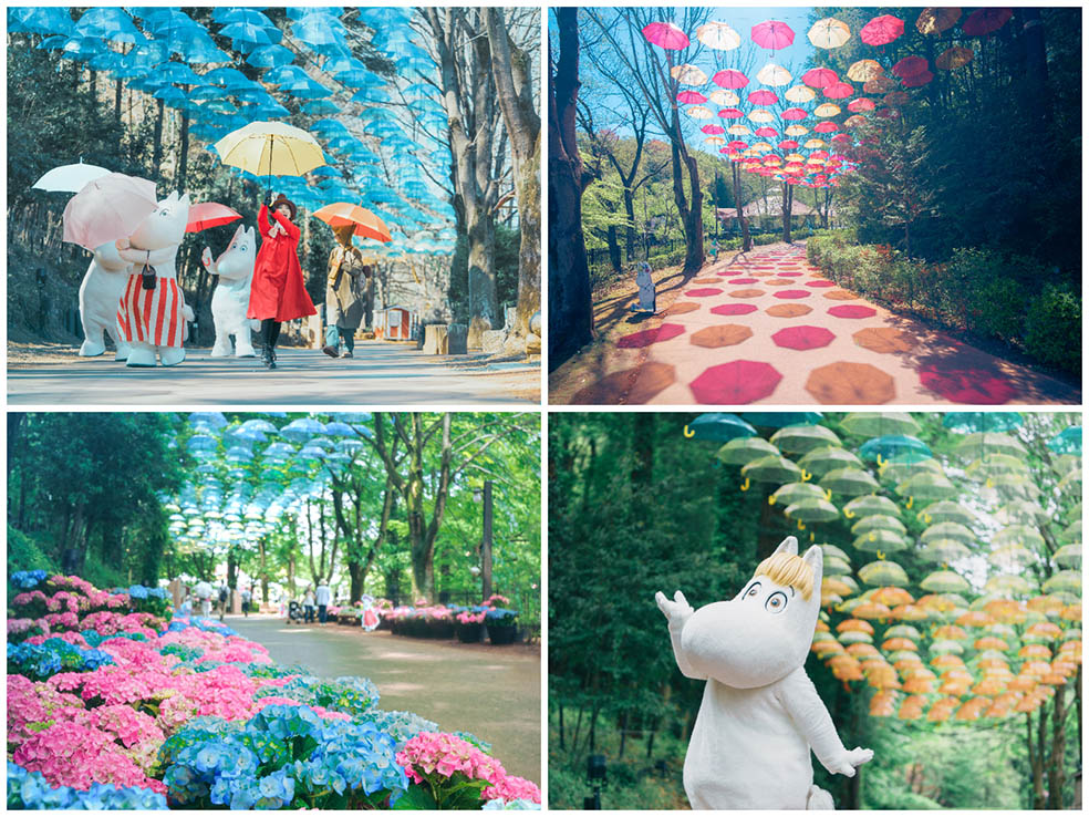 LifTe北欧の暮らし 埼玉県飯能市のムーミンバレーパークで開催される「ムーミン谷とアンブレラ」 リトルミイ ムーミンママ スノークのお嬢さん フィンランド スナフキン