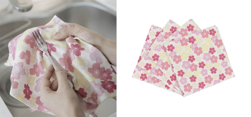 LifTe北欧の暮らし デンマークのライフスタイル雑貨ストア「フライングタイガー コペンハーゲン」が発売するお花見や春のアウトドアにぴったりのキッチンクロス