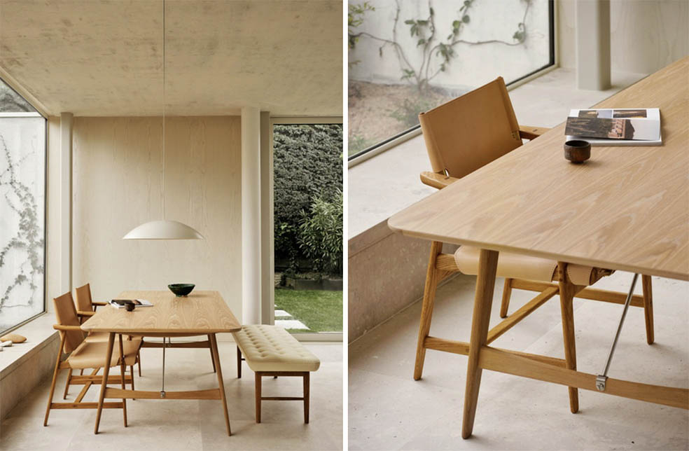 LifTe北欧の暮らし デンマークの王室御用達の家具メーカー「Carl Hansen & Søn(カール・ハンセン&サン)」が販売するBM1160 ハンティングテーブル【デザイン：ボーエ・モーエンセン】