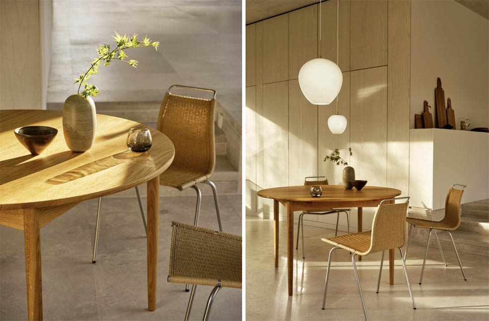 LifTe北欧の暮らし デンマークの王室御用達の家具メーカー「Carl Hansen & Søn(カール・ハンセン&サン)」が販売するBM0121 ダイニングテーブル【デザイン：ボーエ・モーエンセン】