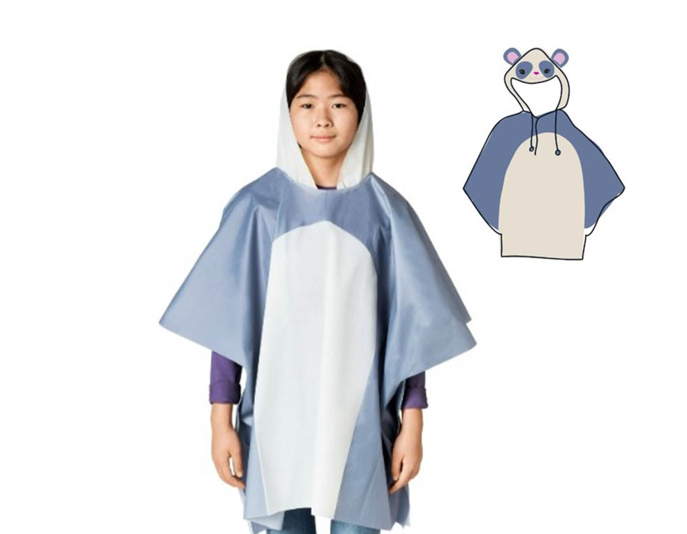 LifTe北欧の暮らし デンマーク発祥のライフスタイル雑貨店「フライング タイガー コペンハーゲン」が発売する梅雨にぴったりのレインアイテム キッズ用レインポンチョ