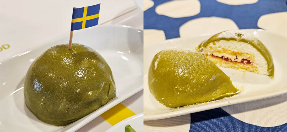 LifTe北欧の暮らし スウェーデン発祥で日本初号店となるIKEA TOKYO-bayで開催されたイケア日本出店20周年を祝うプレス向けイベントで登壇した菊池武嗣氏から説明されたプリンセスケーキ