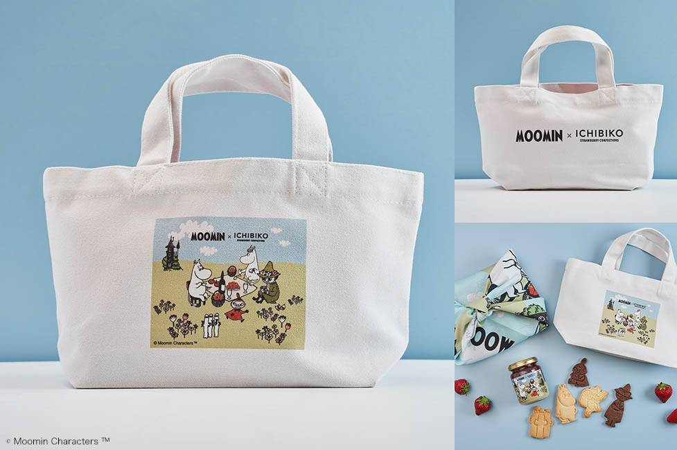 LifTe北欧の暮らし フィンランドのトーベ・ヤンソンが描いたムーミンがICHIBIKOとコラボレーションして発売するMOOMIN × ICHIBIKO 春のティーパーティートートセット