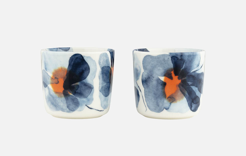 LifTe北欧の暮らし フィンランドのマリメッコから5月1日(金)から発売されるAino-Maija Metsola（アイノ＝マイヤ・メッツォラ）がデザインした新作ホームコレクション「Valssi（ヴァルシ）」コーヒーカップセット