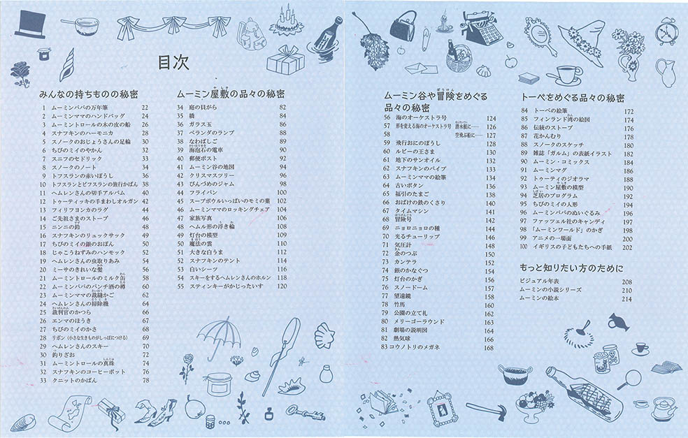 LifTe北欧の暮らし 徳間書店からはつばいされたフィンランドのムーミンに関する書籍『ムーミンをめぐる１００の秘密』 トーベ・ヤンソン、ラルス・ヤンソン