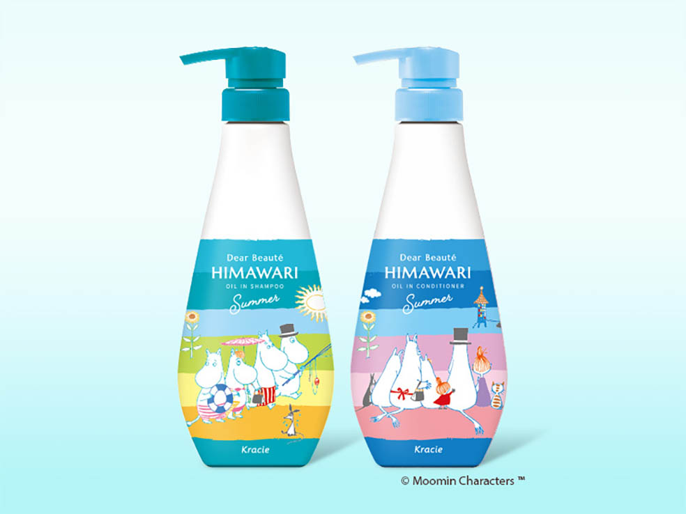 LifTe北欧の暮らし フィンランドのムーミンがデザインされたディアボーテ HIMAWARI ディアボーテ　オイルインシャンプー＆コンディショナー（ムーミン サマー）