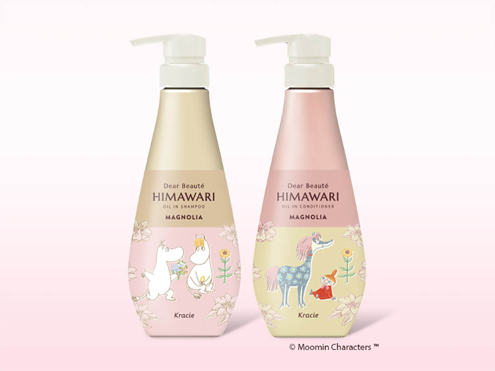 LifTe北欧の暮らし フィンランドのムーミンがデザインされたディアボーテ HIMAWARI ディアボーテ　オイルインシャンプー＆コンディショナー（ムーミン　マグノリア）